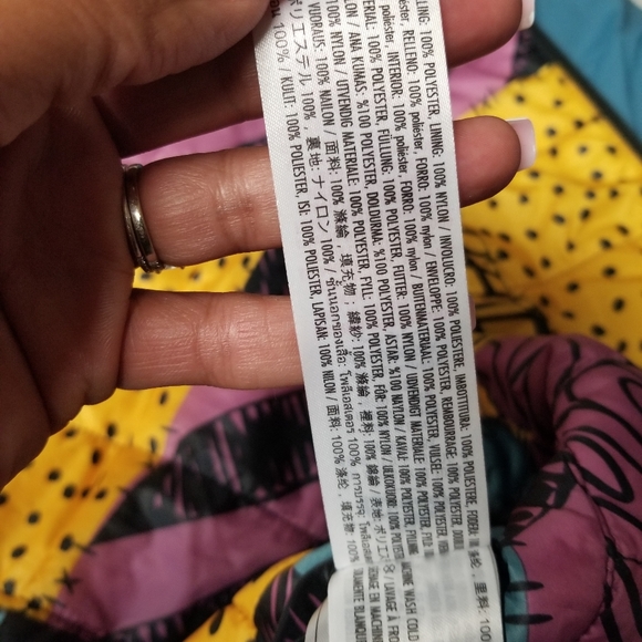 Disney Sally Nightmare Before Chridtmas Puffer Jacket XL Adult - Picture 5 of 14